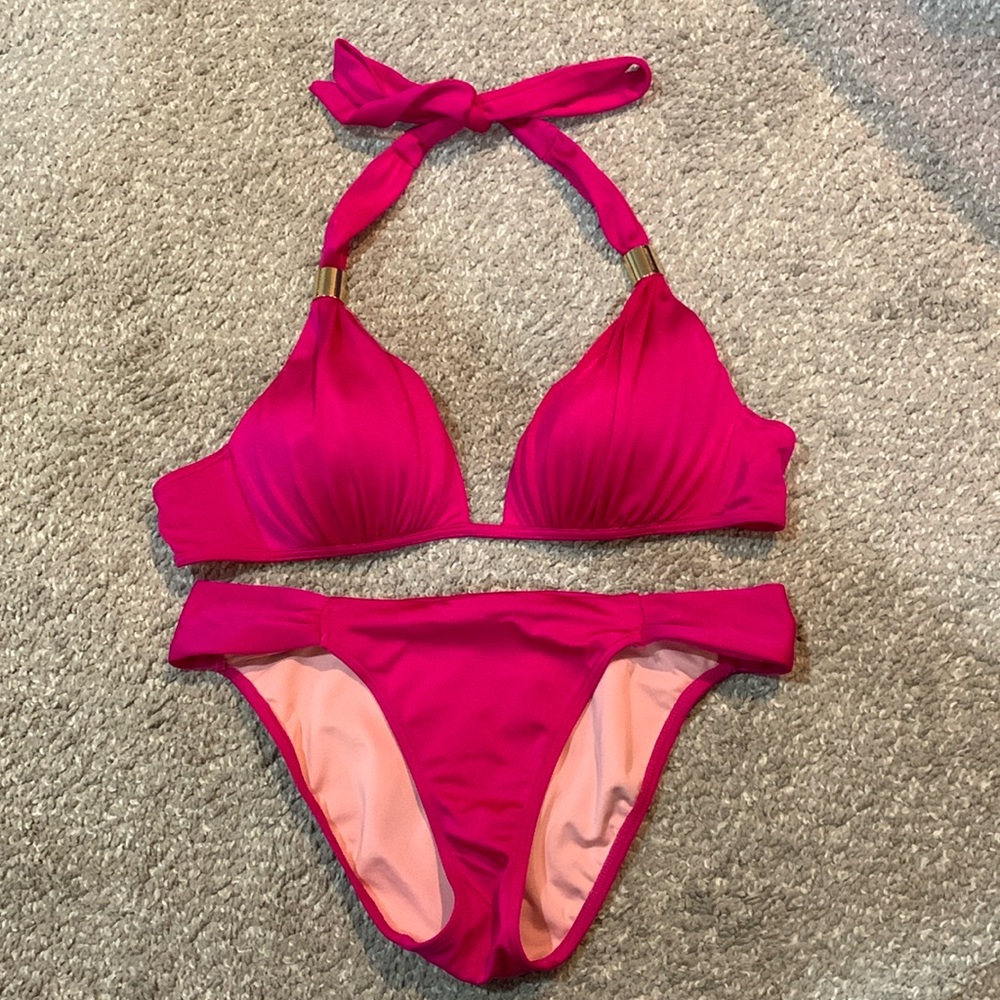 Victoria’s Secret pink push up bikini size S
